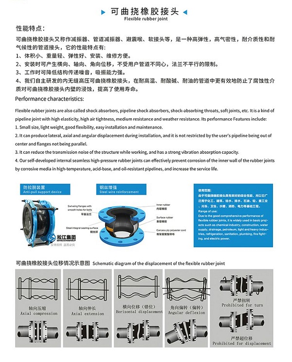 海南板式换热机组软橡胶接头
